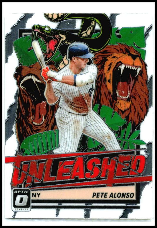 2021 Donruss Optic Unleashed #UNL4 Pete Alonso New York Mets
