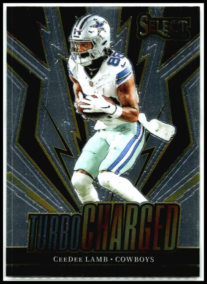 2023 Panini Select Turbocharged #TUR-CLA CeeDee Lamb Dallas Cowboys