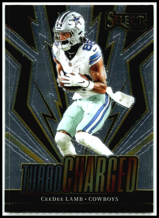 2023 Panini Select Turbocharged #TUR-CLA CeeDee Lamb Dallas Cowboys
