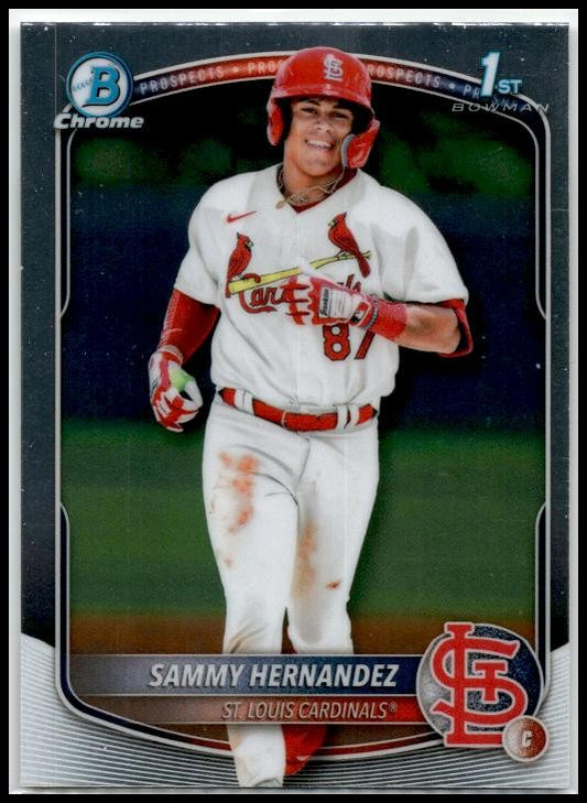 2025 Bowman Chrome Prospects #BCP-66 Sammy Hernandez St. Louis Cardinals