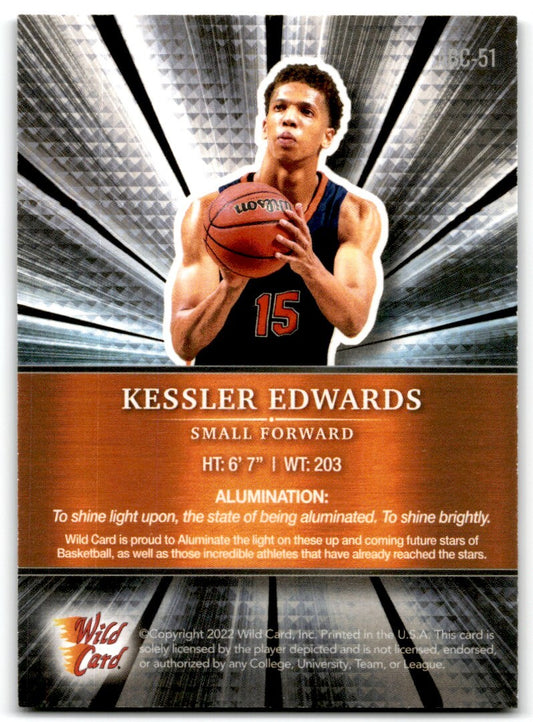 2021-22 Wild Card Alumination Kessler Edwards Rookie Brooklyn Nets #ABC-51