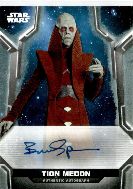 2020 Star Wars Holocron Auto /400 #A-BS Bruce Spense as Tion Medon