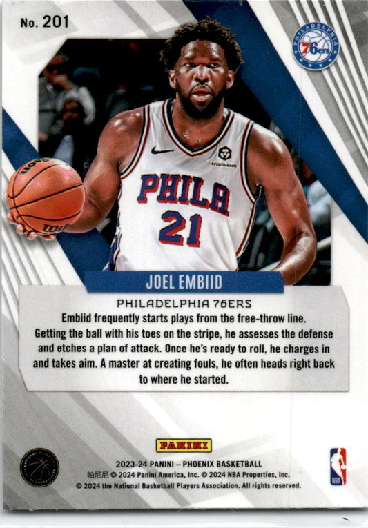 2023-24 Panini Phoenix #201 Joel Embiid Philadelphia 76ers