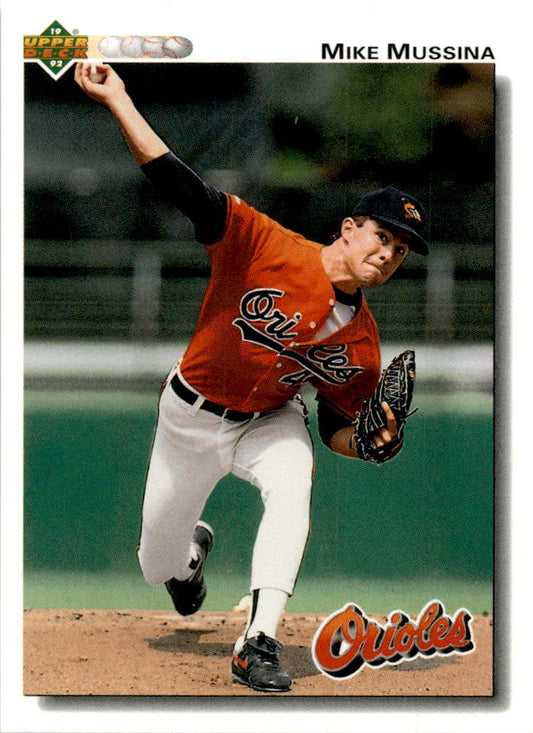 1992 Upper Deck #675 Mike Mussina Baltimore Orioles