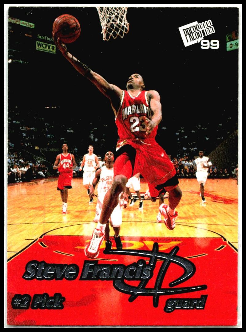 1999 Press Pass #2 Steve Francis Maryland Terrapins