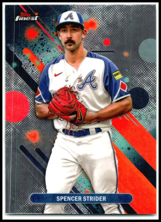 2025 Topps Finest #12 Spencer Strider Braves