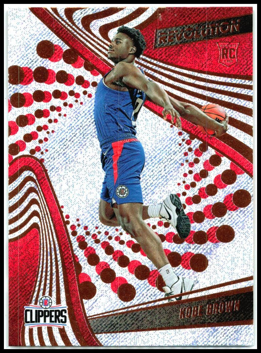 2023-24 Panini Revolution #130 Kobe Brown Rookie Los Angeles Clippers