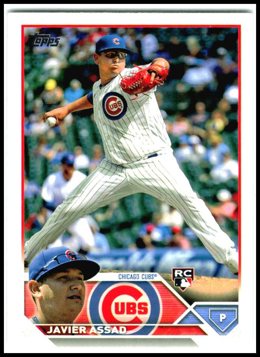 2023 Topps Advanced Stats #444 Javier Assad Rookie #/300 Chicago Cubs