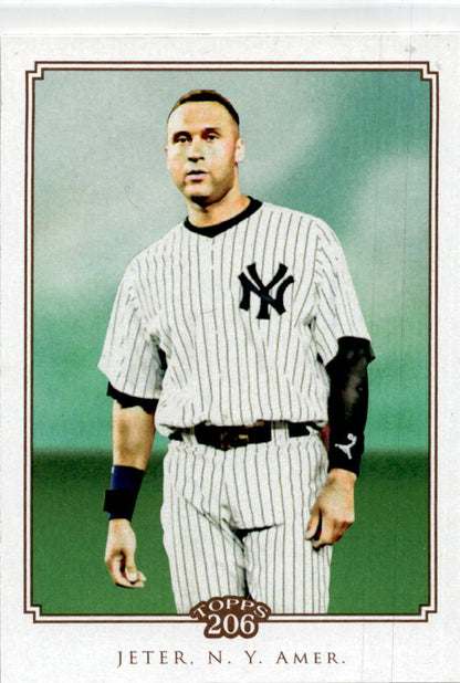 2010 Topps 206 #162 Derek Jeter New York Yankees