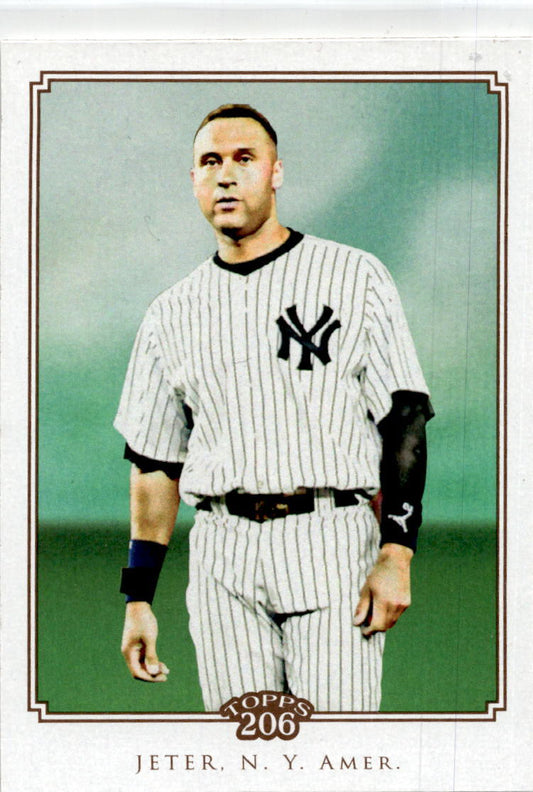 2010 Topps 206 #162 Derek Jeter New York Yankees