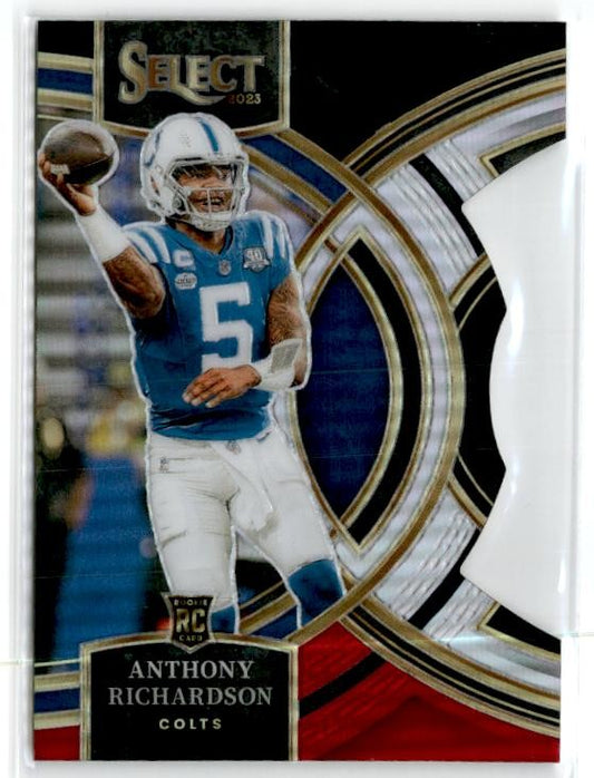 2023 Select Black and Red Prizms Die Cuts #117 Anthony Richardson Rookie Colts