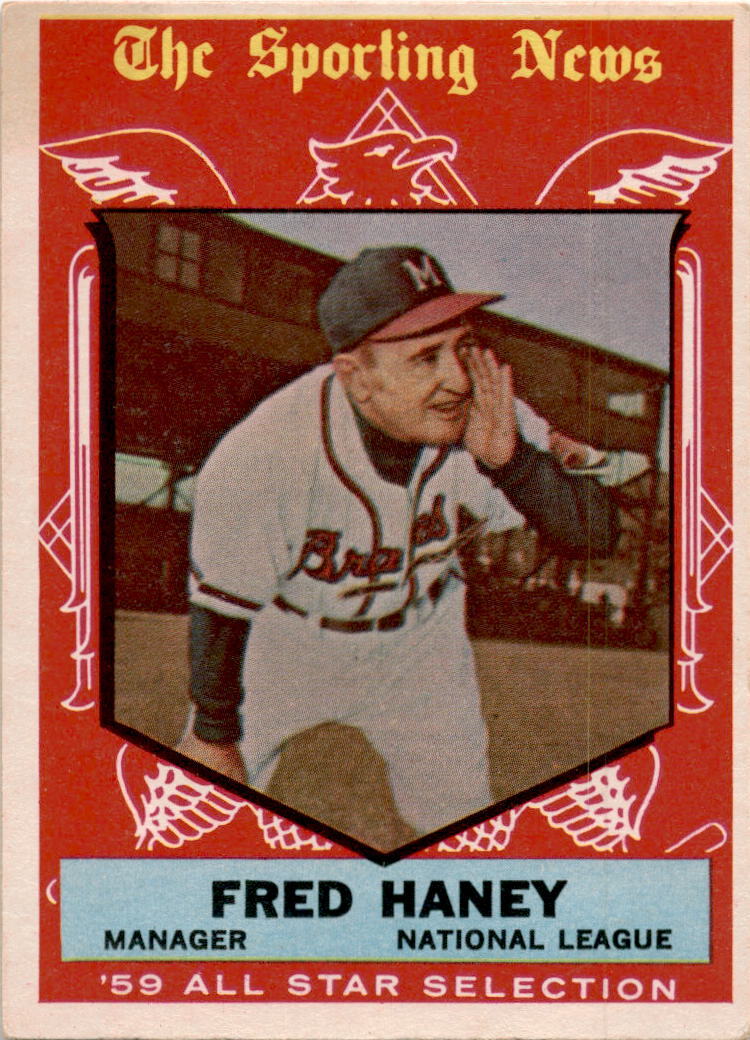 1959 Topps #551 Fred Haney Milwaukee Braves