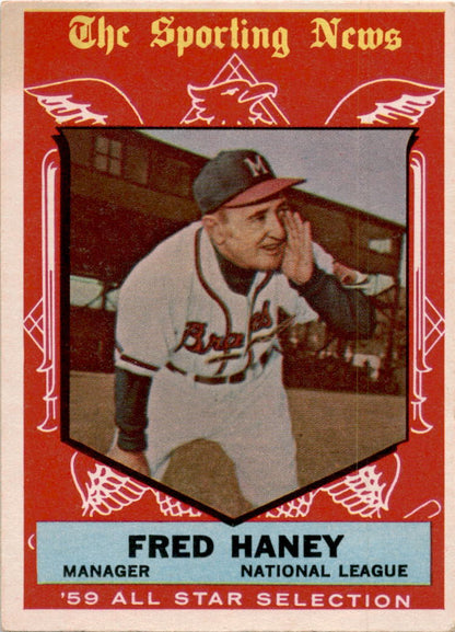 1959 Topps #551 Fred Haney Milwaukee Braves