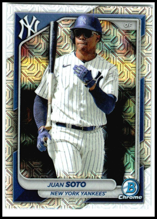 2024 Bowman Chrome Mojo Refractors #78 Juan Soto New York Yankees