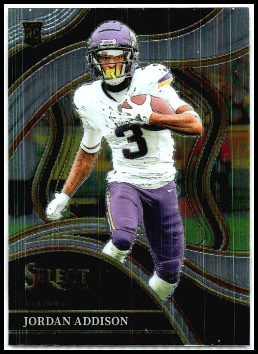 2023 Panini Select #254 Jordan Addison Rookie Minnesota Vikings