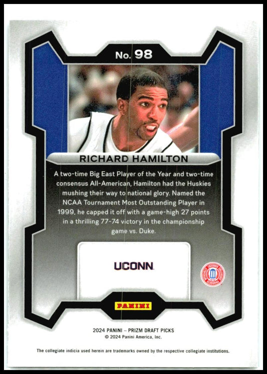 2024 Panini Prizm Draft Picks #98 Richard Hamilton Connecticut Huskies