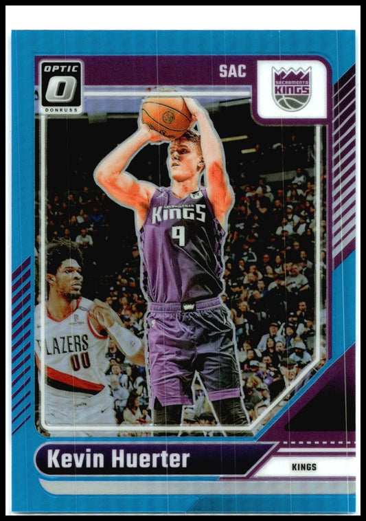 2024-25 Donruss Optic Aqua #108 Kevin Huerter #/225 Sacramento Kings