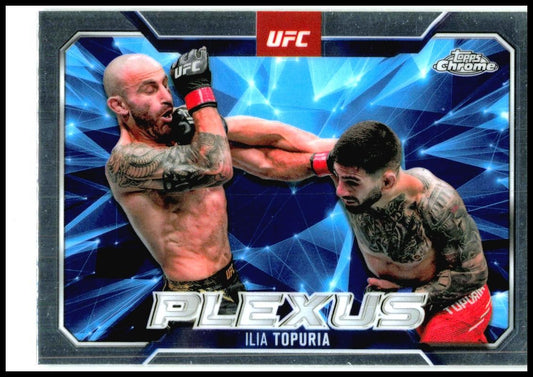 2025 Topps Chrome UFC Plexus #PLX-6 Ilia Topuria