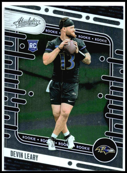 2024 Panini Absolute Retail #198 Devin Leary Rookie Baltimore Ravens