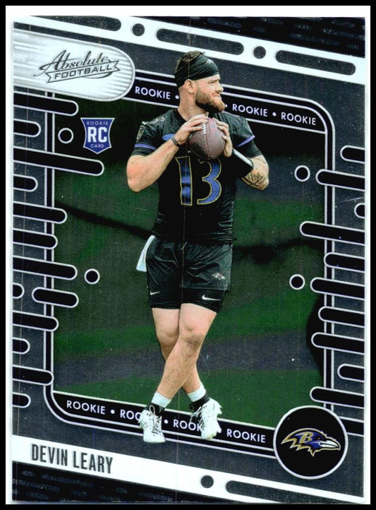 2024 Panini Absolute Retail #198 Devin Leary Rookie Baltimore Ravens