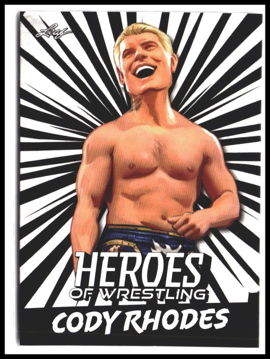 Cody Rhodes #B-3 2023 Leaf Heroes of Wrestling
