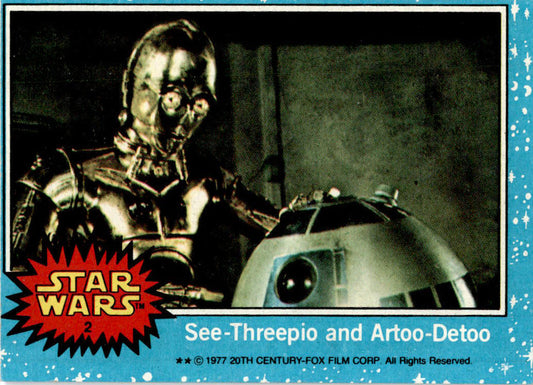 # 1977 star wars 2 see-Threepo & Artoo-Detoo
