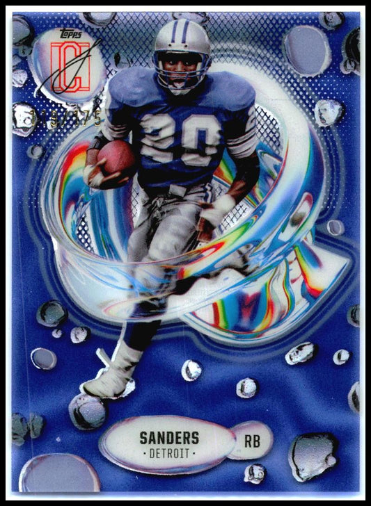 2024 Topps Signature Class Fluidity Indigo #F-16 Barry Sanders Lions