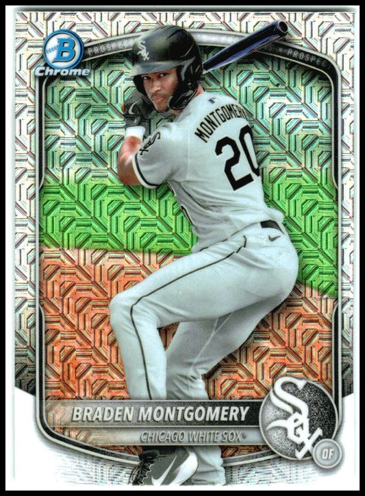 2025 Bowman Chrome Prospects Mojo Refractor #BCP-132 Braden Montgomery White Sox