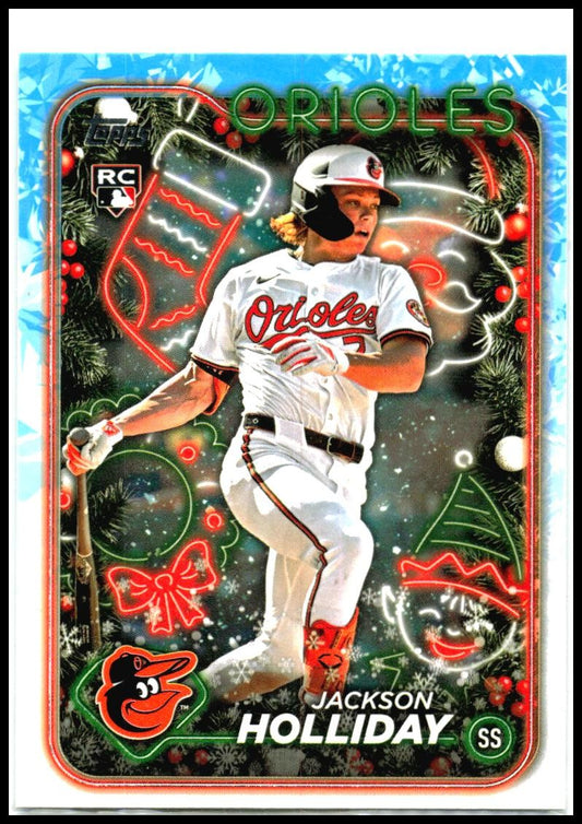 2024 Topps Holiday #H50 Jackson Holliday Baltimore Orioles