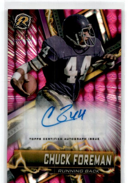 2024 Topps Composite Prism Purple Auto /10 #RA-CFO Chuck Foreman Minnesota