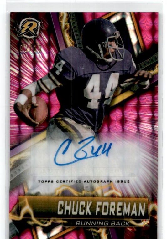 2024 Topps Composite Prism Purple Auto /10 #RA-CFO Chuck Foreman Minnesota
