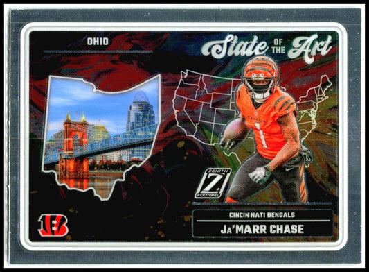 2024 Panini Zenith State of the Art #14 Ja'Marr Chase Cincinnati Bengals
