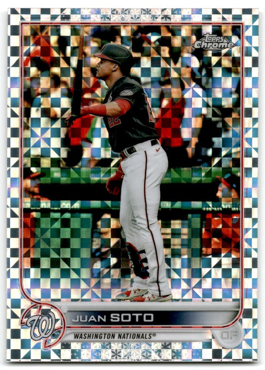 2022 Topps Chrome X-Factor Juan Soto Washington Nationals #129