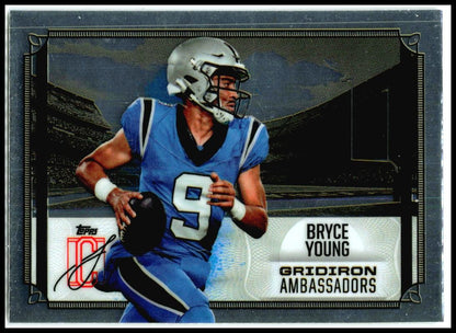 2024 Signature Class Gridiron Ambassadors #GA-14 Bryce Young Carolina Panthers