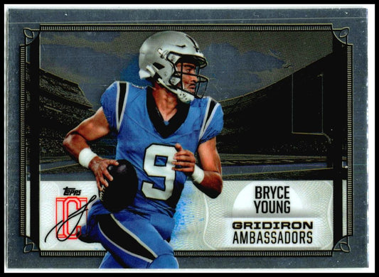 2024 Signature Class Gridiron Ambassadors #GA-14 Bryce Young Carolina Panthers