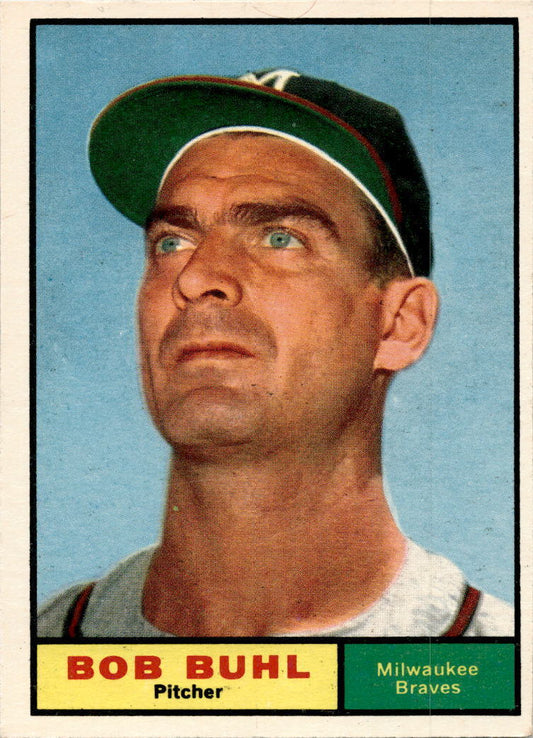 1961 Topps #145 Bob Buhl Milwaukee Braves