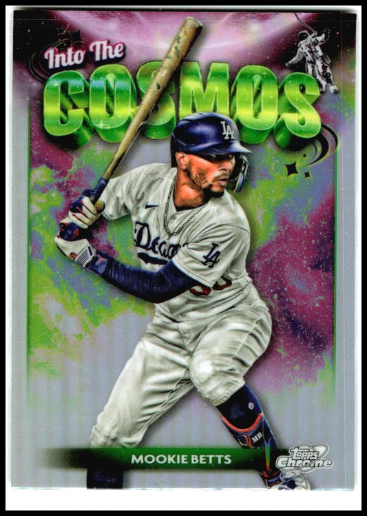 2024 Topps Chrome Cosmic Into the Cosmos #ITC-6 Mookie Betts Los Angeles Dodgers