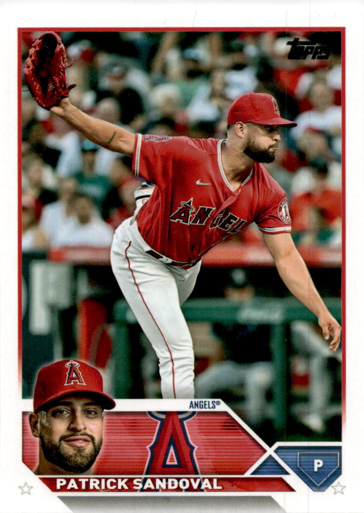2023 Topps #327 Patrick Sandoval Los Angeles Angels