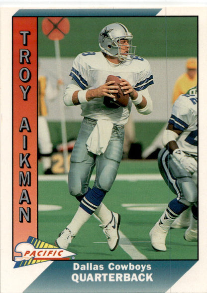 1991 Pacific #93 Troy Aikman Dallas Cowboys