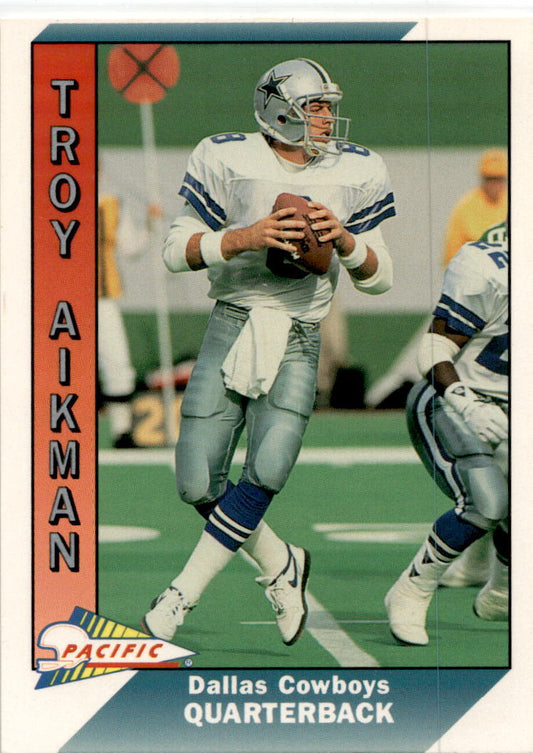 1991 Pacific #93 Troy Aikman Dallas Cowboys