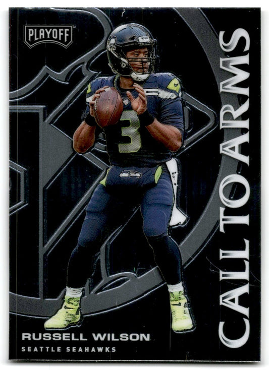 2020 Panini Playoff Call to Arms Russell Wilson Seattle Seahawks #CA-5