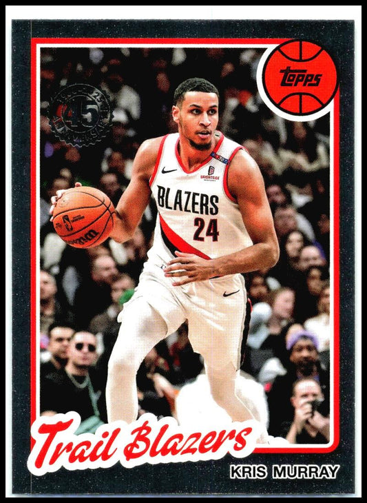 2025-26 Topps 1980-81 Topps Basketball #80BK-11 Kris Murray Trail Blazers