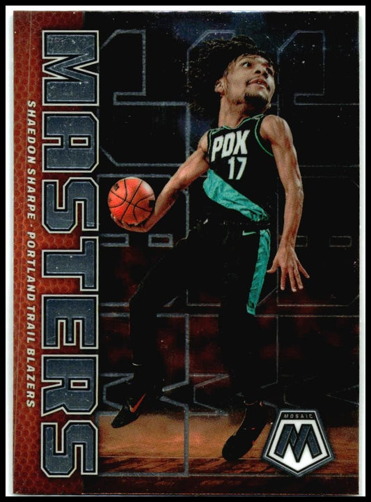 2022-23 Mosaic Masters #19 Shaedon Sharpe Portland