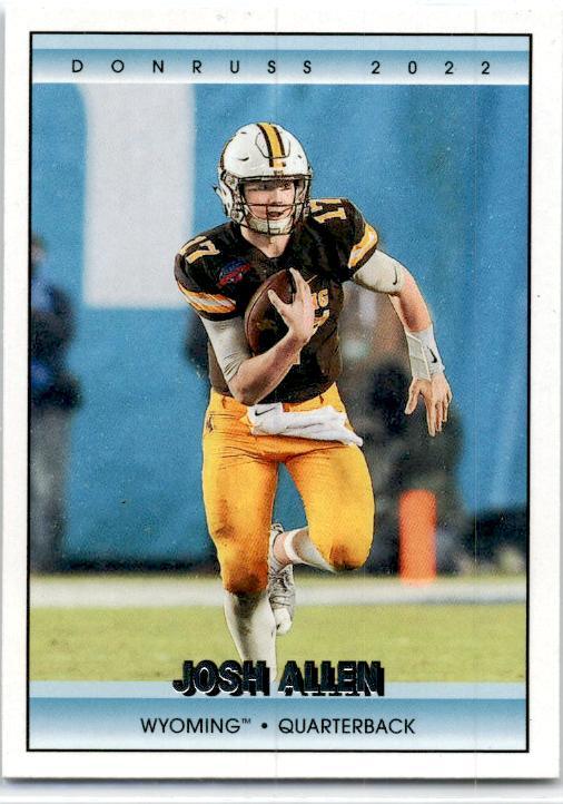 2022 Panini Chronicles Draft Picks Donruss Retro #21 Josh Allen Wyoming Cowboys