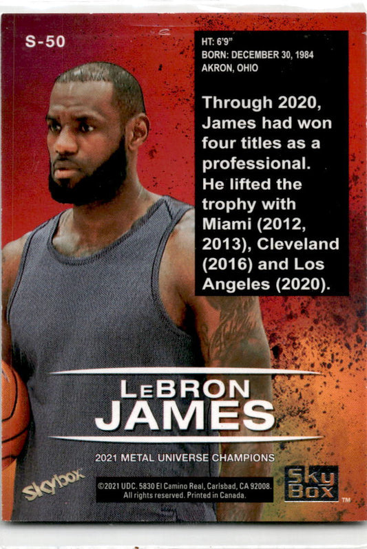 2021  Skybox Premium #s-50 LeBron James