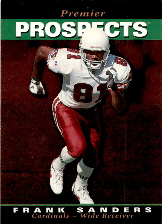 1995 SP #20 Frank Sanders Rookie Arizona Cardinals