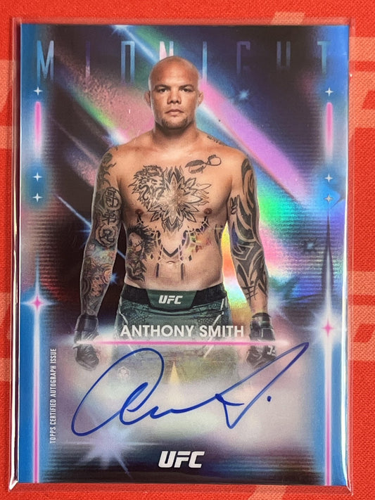 2025 Topps Midnight UFC Glimmer Graphs Auto #GRG-AS Anthony Smith Auto