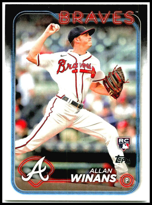 2024 Topps #494 Allan Winans Rookie Atlanta Braves