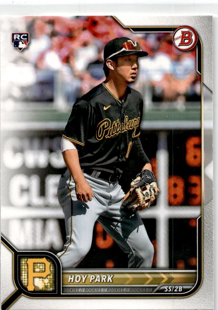 2022 Bowman #96 Hoy Park Rookie Pittsburgh Pirates