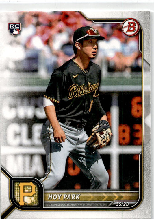 2022 Bowman #96 Hoy Park Rookie Pittsburgh Pirates